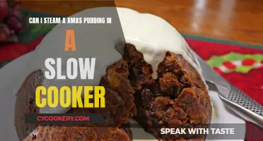 Steaming Christmas Pudding: Slow Cooker Method