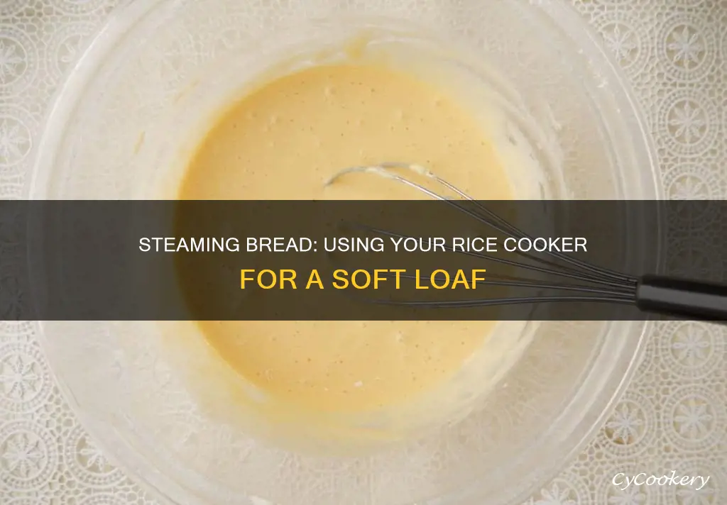 can i steam bread in my rice cooker