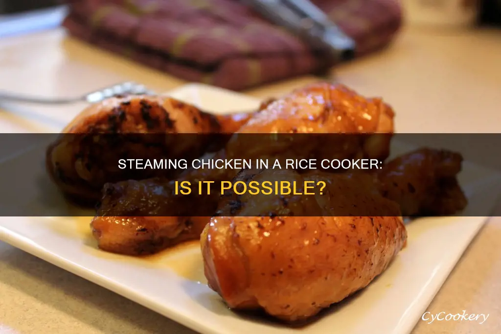 can i steam chicken in a rice cooker