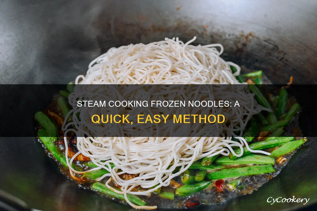 can i steam cook frozen noodles