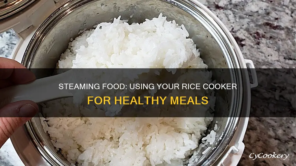 can i steam food in my rice cooker