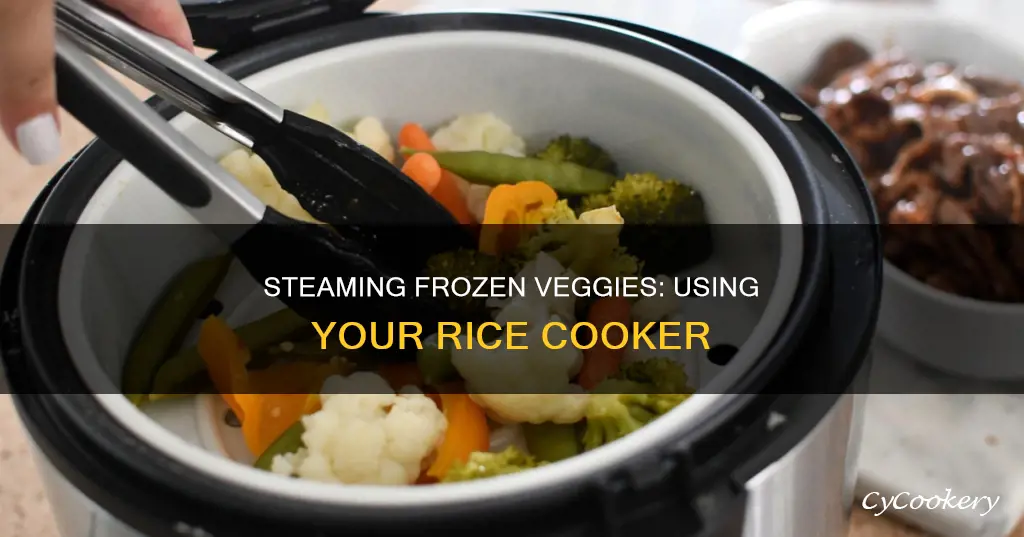 can i steam frozen vegetables in a rice cooker