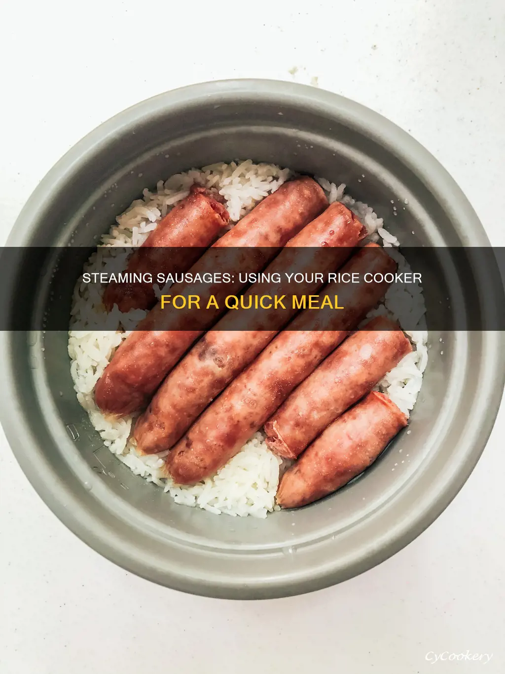 can i steam sausage in a rice cooker