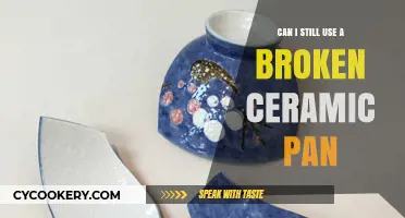 How to Use a Broken Ceramic Pan Safely