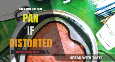 How to Use a Distorted Cake Pan