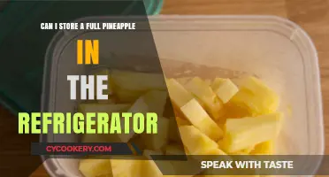 Storing a Full Pineapple in the Fridge: Best Practices and Tips