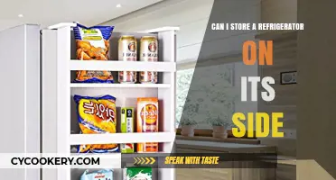 Storing a Refrigerator on Its Side: Risks and Best Practices