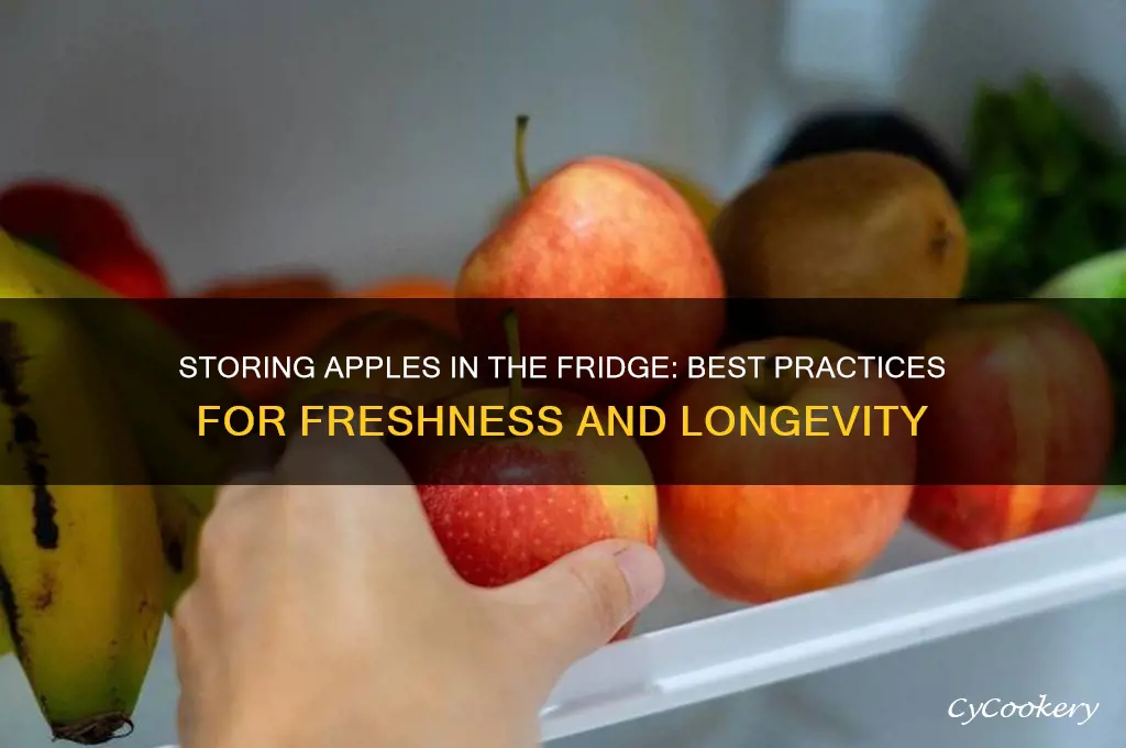 can i store apples in the refrigerator