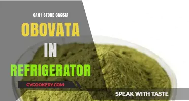 Storing Cassia Obovata: Refrigerator Tips for Freshness and Longevity