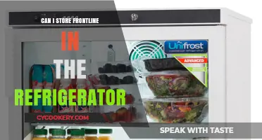 Storing Frontline in the Fridge: Safe Practice or Not?