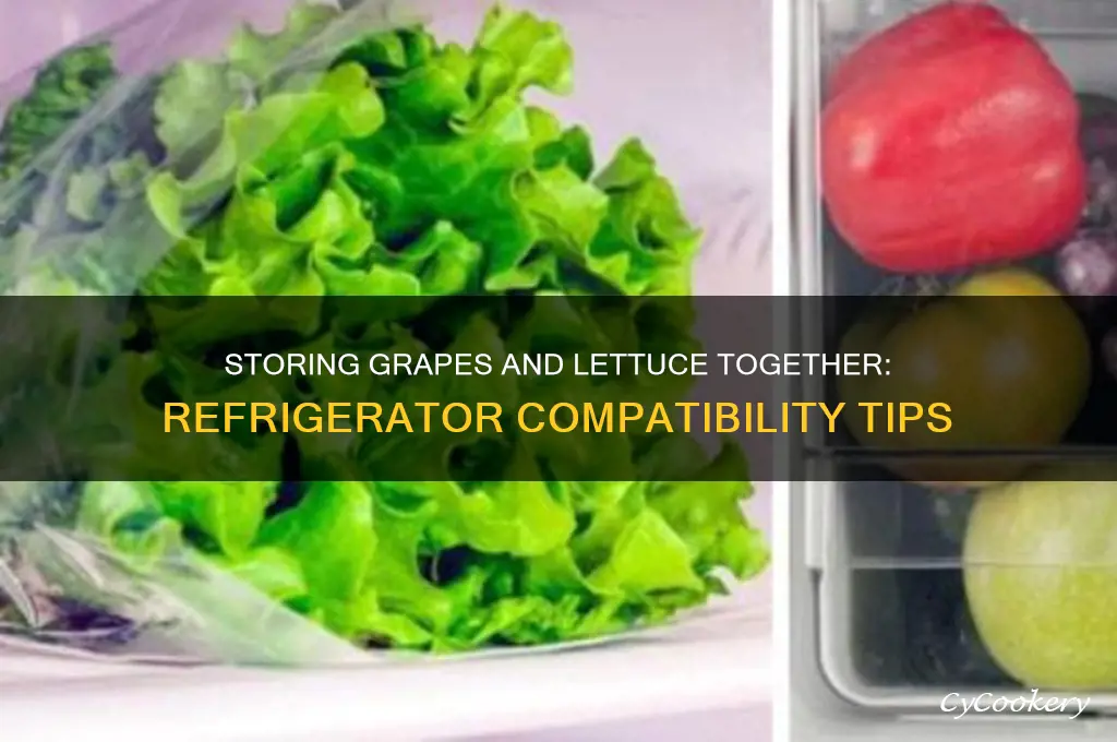 can i store grapes in refrigerator with lettuce