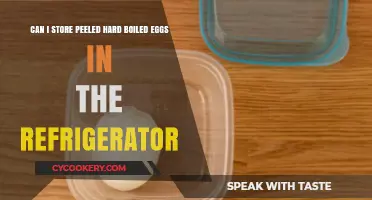 Storing Peeled Hard-Boiled Eggs: Refrigerator Tips for Freshness