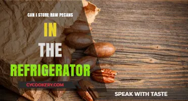 Storing Raw Pecans: Refrigerator Tips for Freshness and Longevity
