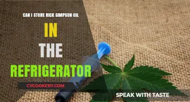 Storing Rick Simpson Oil: Refrigerator Tips for Freshness and Potency