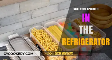 Storing Spaghetti in the Fridge: Tips for Freshness and Safety