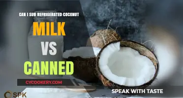 Refrigerated vs. Canned Coconut Milk: Which Substitute Works Best?