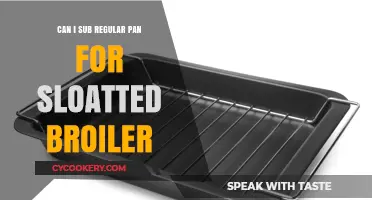 How to Substitute a Regular Pan for a Slotted Broiler Pan