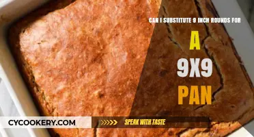How to Substitute 9-Inch Rounds for a 9x9 Pan
