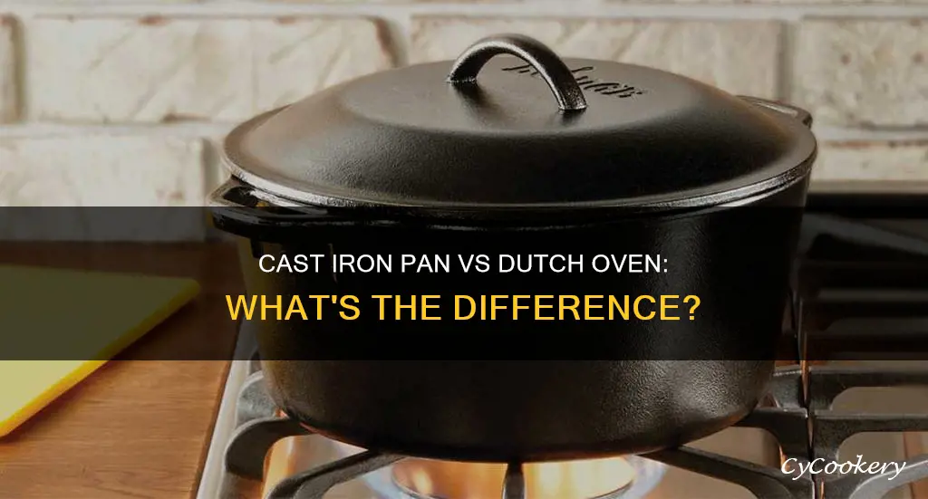 can I substitute cast iron pan for dutch oven