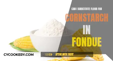 Fondue Flour Substitute: A Viable Option for Cornstarch?