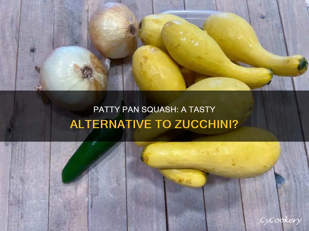 can I substitute patty pan squash for zucchini