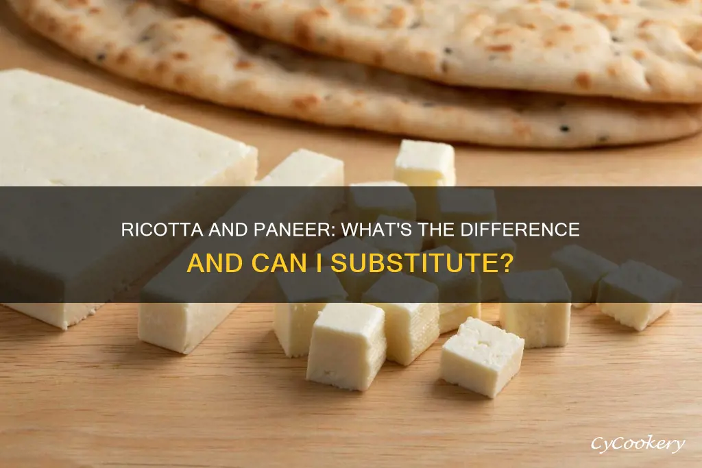 can I substitute ricotta for paneer