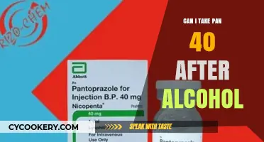 Alcohol and Pan 40: Safe Combination?