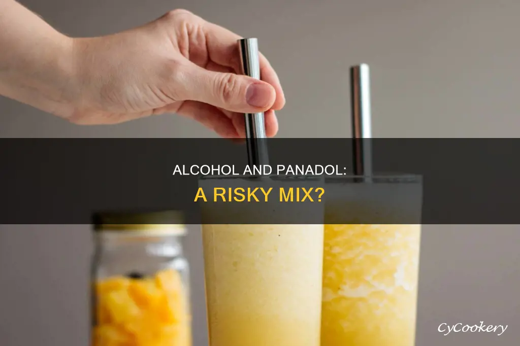 can I take pan d after alcohol