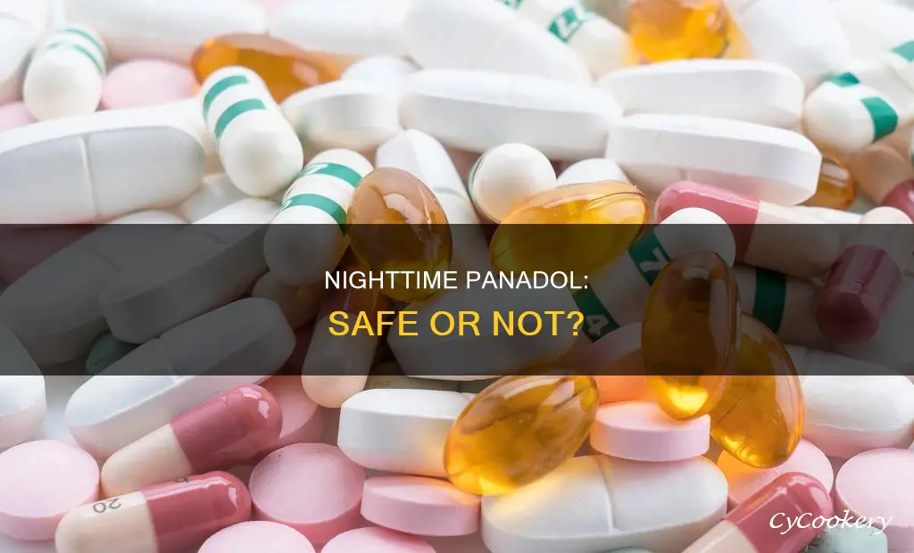 can I take pan d at night
