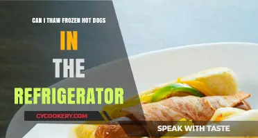 Safely Thawing Frozen Hot Dogs: Refrigerator Method Explained