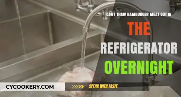 Safely Thawing Hamburger Meat Overnight in the Fridge: A Guide