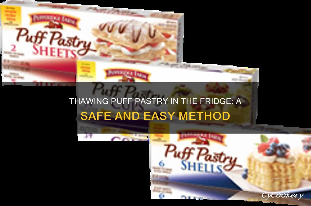 can i thaw puff pastry in the refrigerator