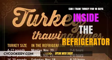 Safely Thawing Turkey: Refrigerator Guidelines for 10-Day Defrosting