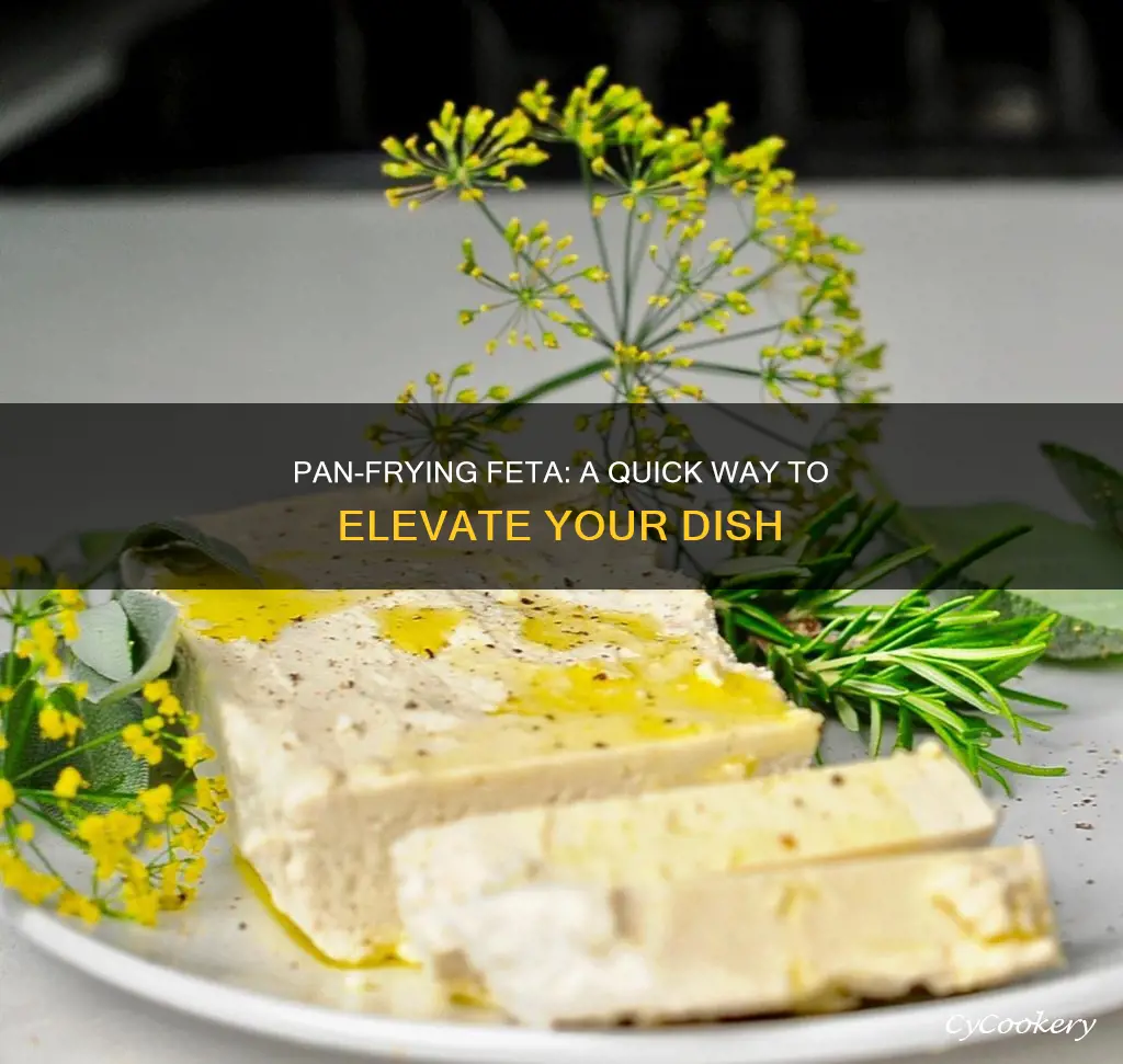 can I throw feta cheese crumbles in the pan