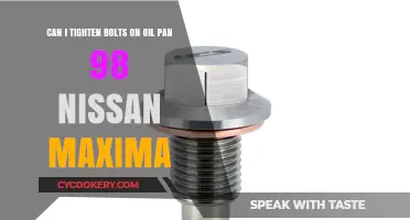 How to Tighten Oil Pan Bolts on a 98 Nissan Maxima