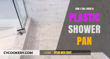 How to Tile Over a Plastic Shower Pan?
