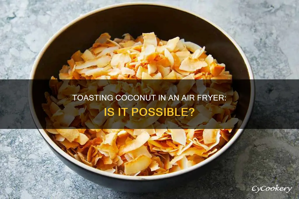 can i toast coconut in the air fryer