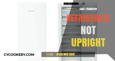 Can You Safely Transfer a Refrigerator When It's Not Upright?