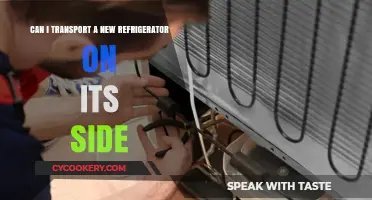 Transporting a New Refrigerator: Is It Safe to Lay It on Its Side?