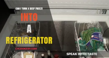 Transforming a Deep Freeze into a Refrigerator: Is It Possible?