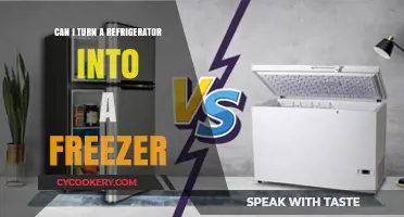Transforming Your Fridge: Can a Refrigerator Double as a Freezer?