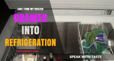Transforming Your Freezer Drawer into a Refrigeration Unit: Is It Possible?