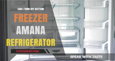 How to Turn Off Bottom Freezer in Amana Refrigerator: Quick Guide