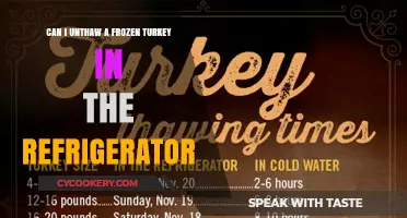 Safely Thawing a Frozen Turkey: Refrigerator Method Explained