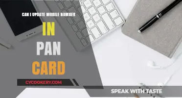 Easy PAN Card Mobile Number Update