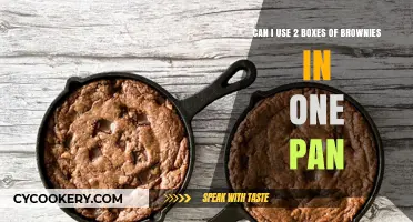 Double the Brownie Delight: Baking Two Boxes in One Pan
