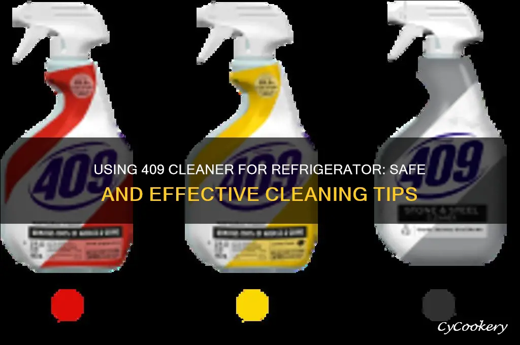 can i use 409 to clean my refrigerator