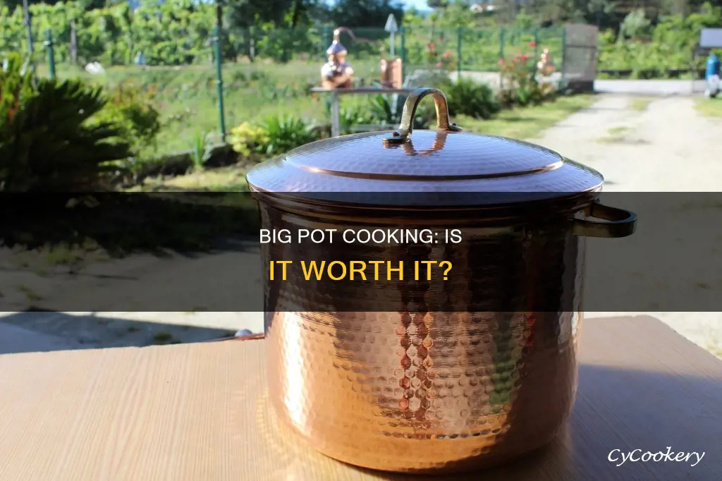 can I use a big pot to cook