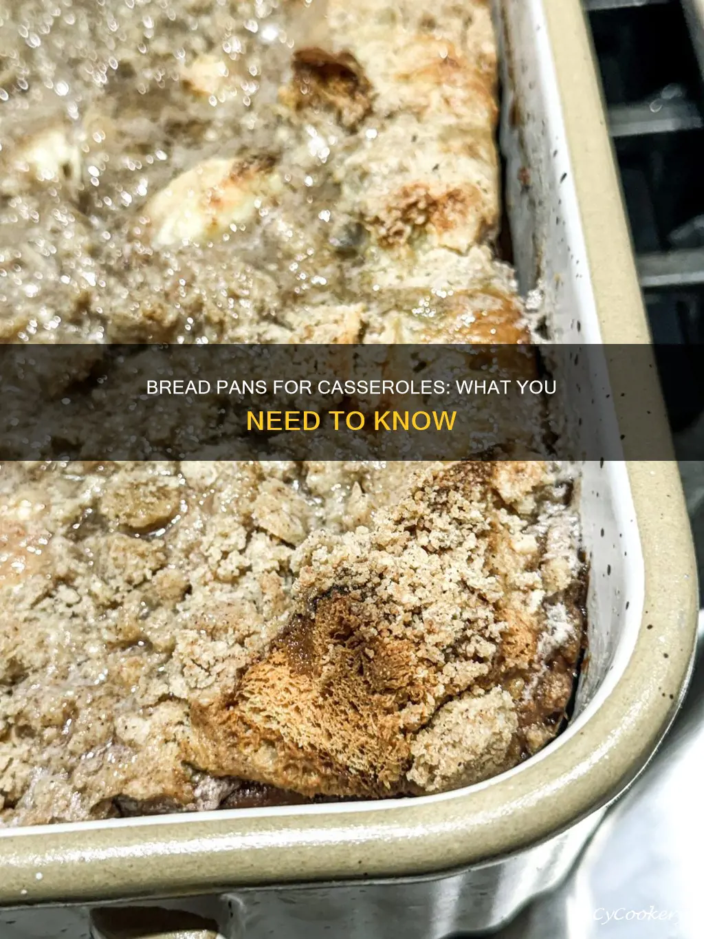 can I use a bread pan for a casserole