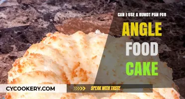 Bundt Pan for Angel Food Cake: A Good Idea?